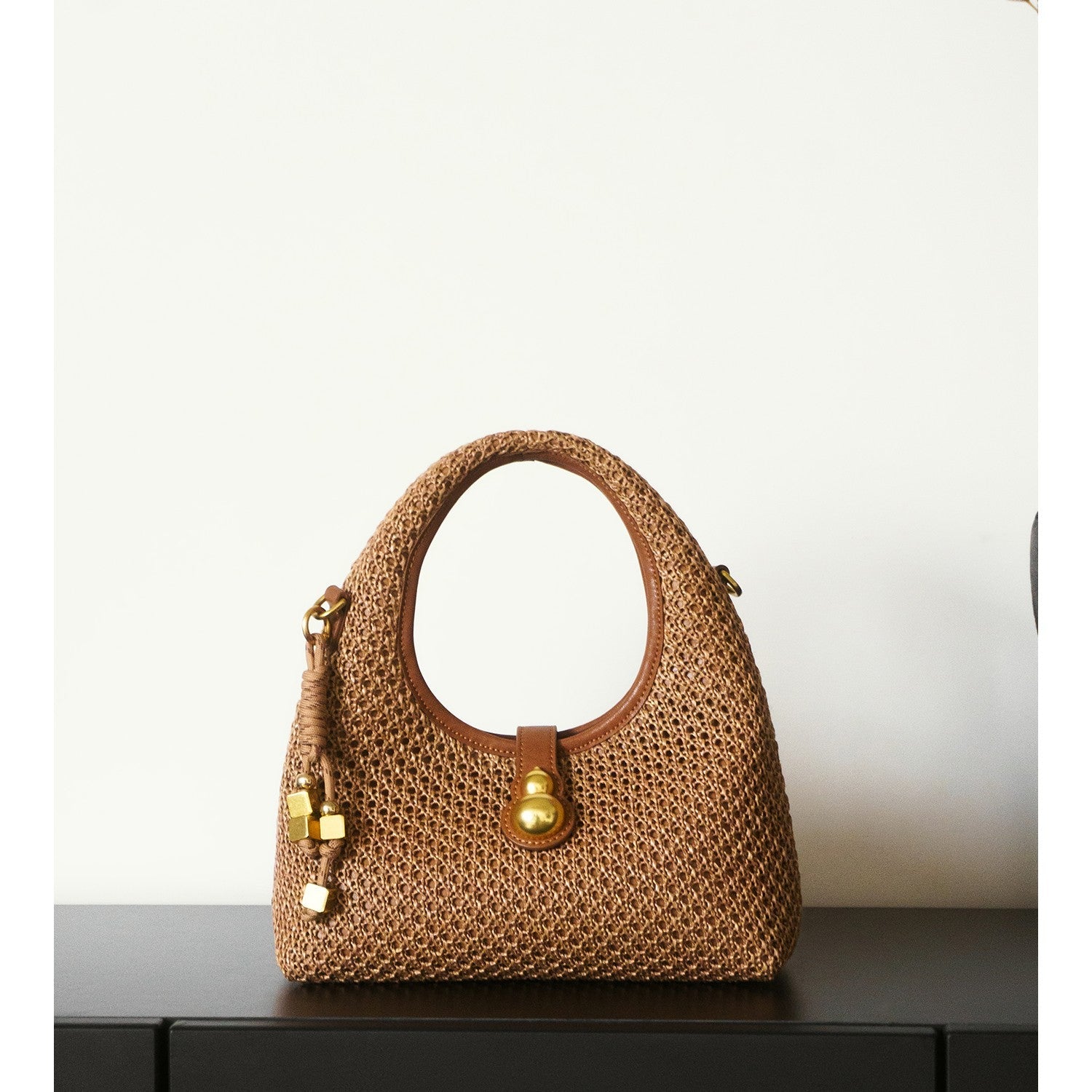 Handmade straw bag