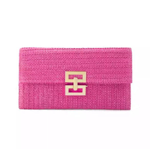 Women's handbags, casual straw woven bags