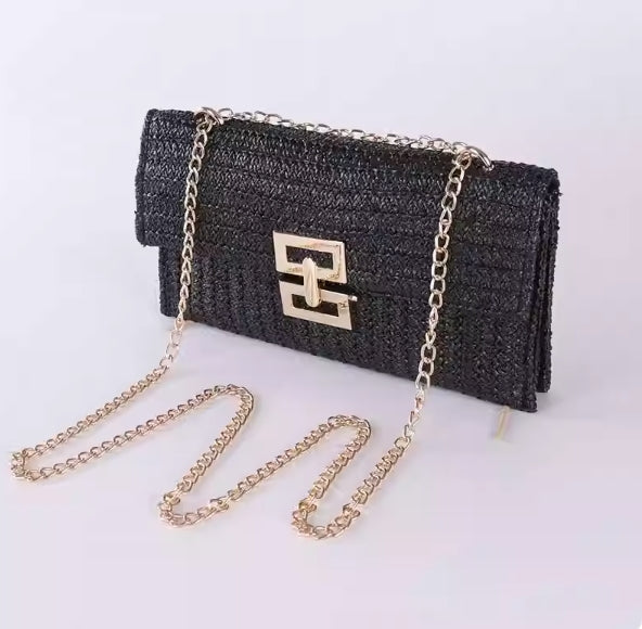 Women's handbags, casual straw woven bags