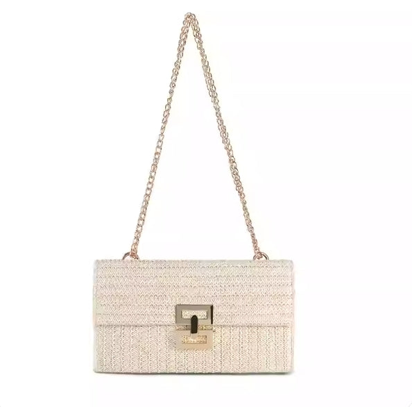 Women's handbags, casual straw woven bags