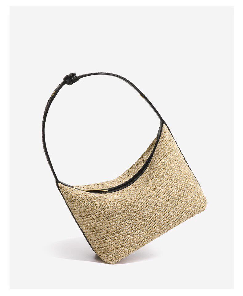 Hand-woven shoulder bag