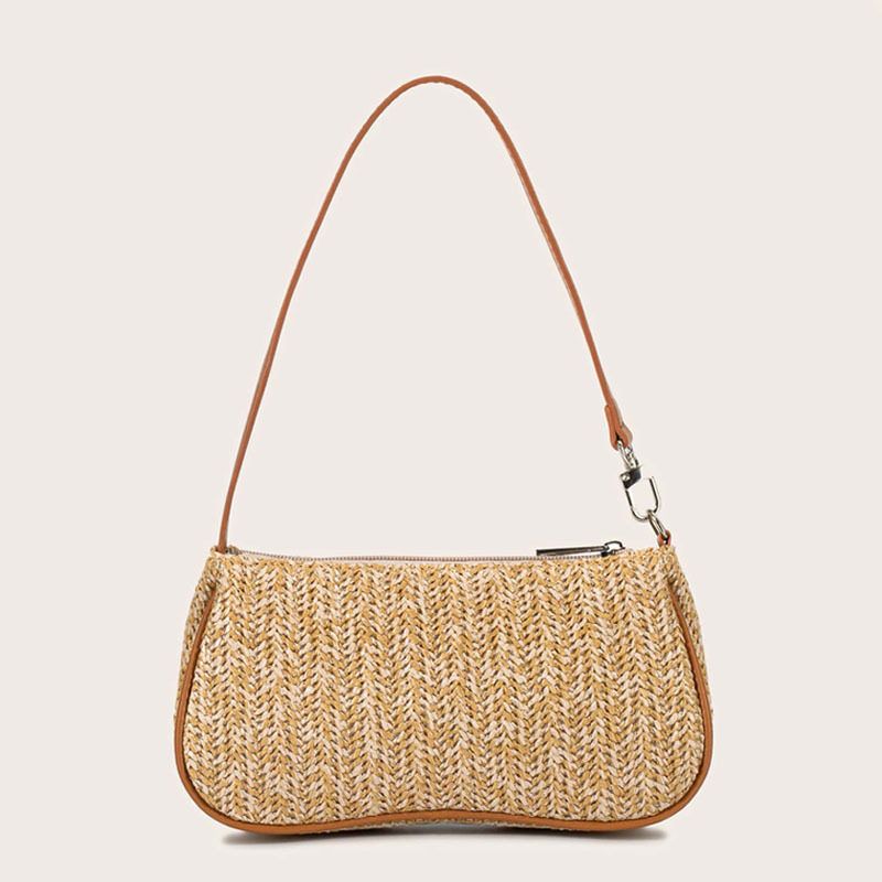 Hand-woven underarm bags, baguette bags, and women's handbags