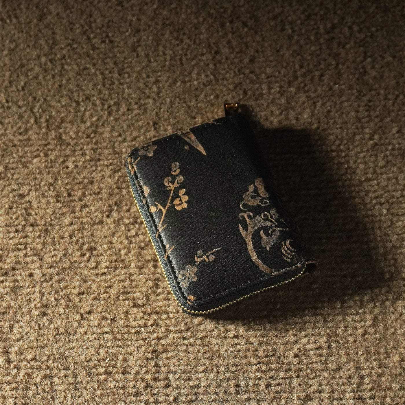 Coin purse, card holder, Xiangyunsha Songjin small portable storage bag