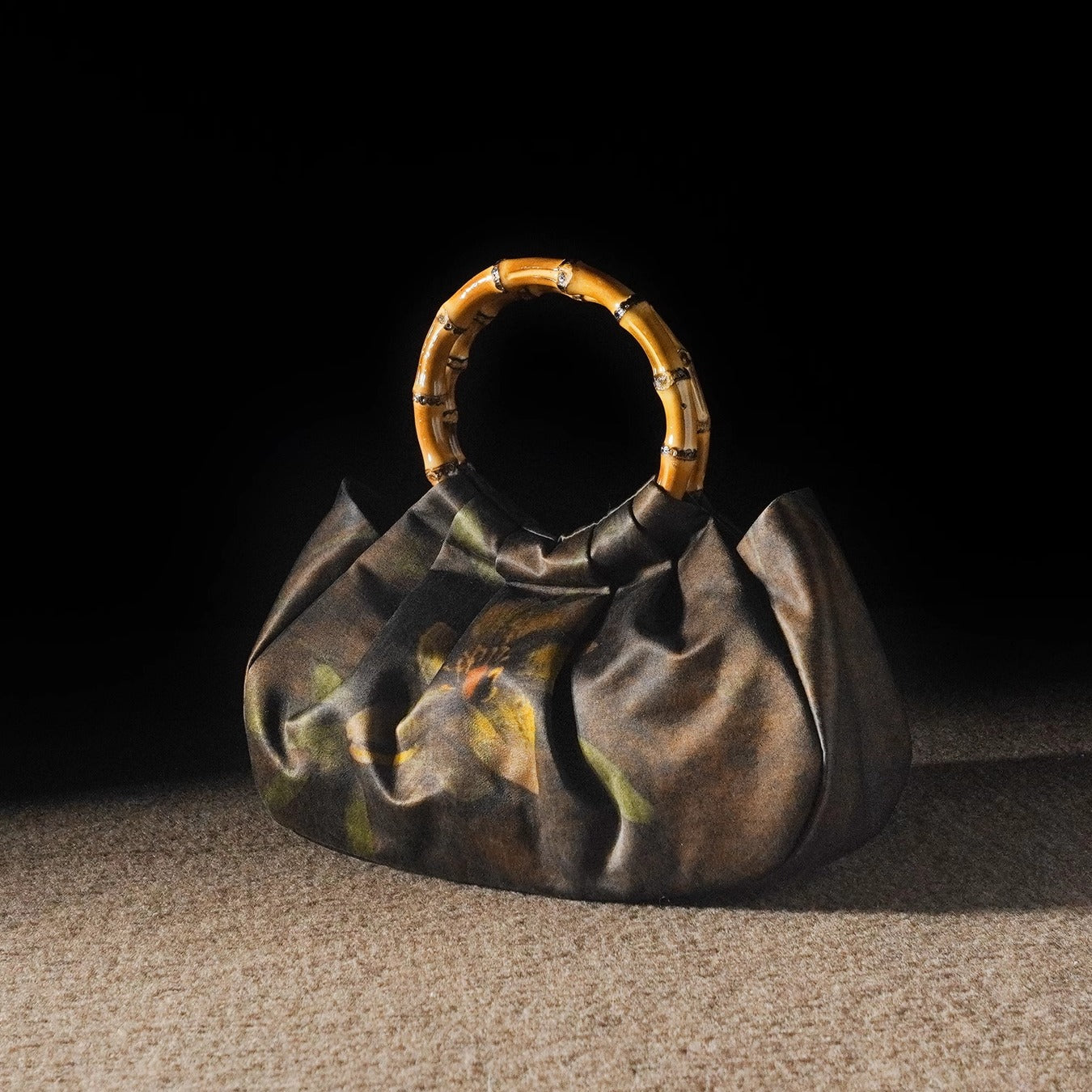 Xiangyunsha handbag, bamboo lightweight handbag