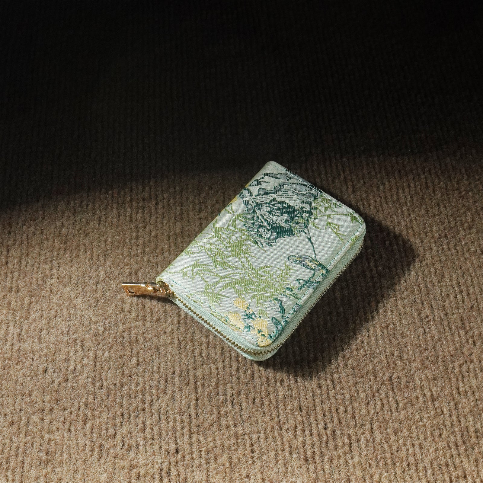 Coin purse, card holder, Xiangyunsha Songjin small portable storage bag