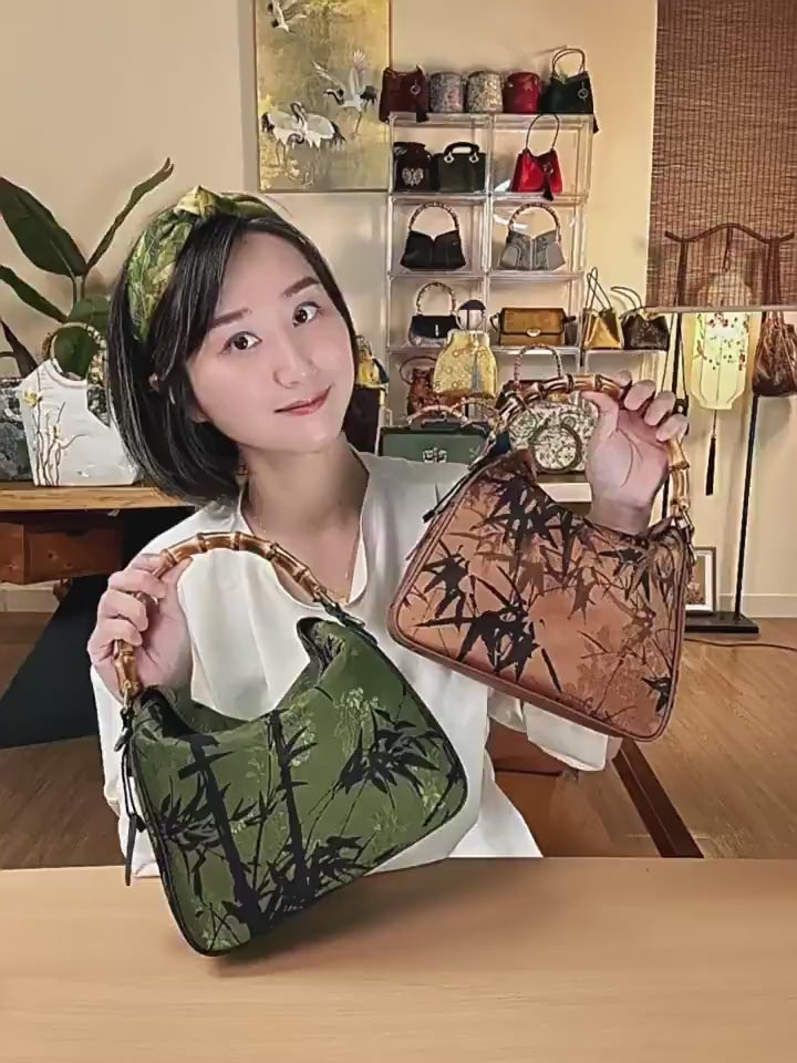 Bamboo handbag, Xiangyunsha handbag